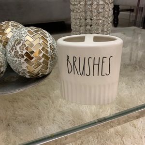 Rae Dunn Brushes tray